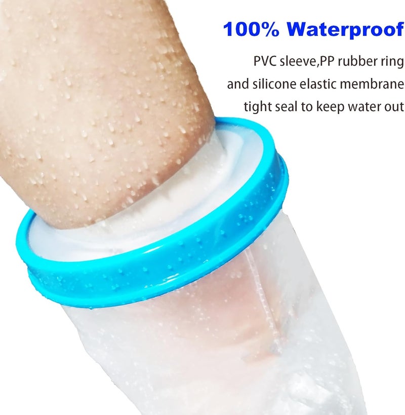 Tideshake Non-Slip Extra Wide Waterproof Leg Cast Cover for Showering, Reusable Adult Extra-Large Size Half Leg Cast Protector, Cast Bag for Shower, Cast Cover for Showering Foot - Image 5